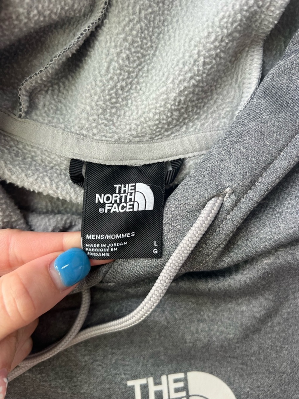 The North Face Horizon Men's Hooded Pullover in Charcoal | Size L - Picture 7 of 14